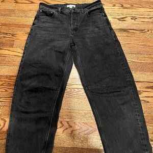 Madewell Darted Barrel-Leg Jeans Size 28